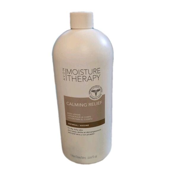 Avon Moisture Therapy Calming Relief Oatmeal Body Lotion 33.8 fl. oz - Picture 1 of 3